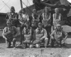 Corporal Frank C. Stolz, Sr. front row second from rt., Randolph or Kelly AFB San Antonio, TX - 1928.